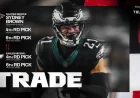 Falcons Acquire Sydney Brown, Two Draft Picks from Eagles