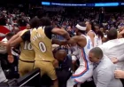 Thunder-Wizards Brawl Leads to Ejection of Four Players