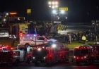 Airplane Crash LaGuardia Airport: Two Pilots Killed as Air Canada Jet Hits Fire Truck on Runway 4