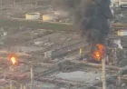 Port Arthur Oil Refinery Explosion Sends Massive Smoke Plume — West Side Told to Shelter-in-Place