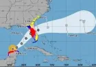 National Hurricane Center forecast cone shifts as inland alerts are added