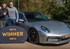 Botb Doorstep Surprise: Solihull Dad Wins Porsche 911 with 25p Raffle Ticket
