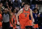 Joseph Tugler no-call sparks on-air outrage as Illinois’ David Mirkovic takes hit in Sweet 16