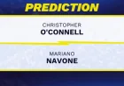 Mariano Navone favored at Tiriac Open as O’Connell clash set for 4:00 AM ET