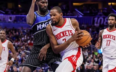 Miami Heat Beat Houston Rockets 115–105: Bam Adebayo Dominates as KD Falls Short