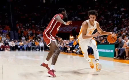 Tennessee Star Nate Ament Injured in Alabama Basketball Match