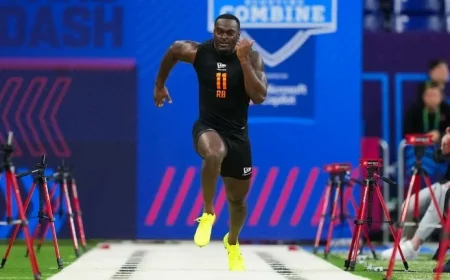 Jeremiyah Love Sprints 40-Yard Dash in Impressive 4.36 Seconds
