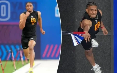 Taylen Green Shines with Record Performance at NFL Combine