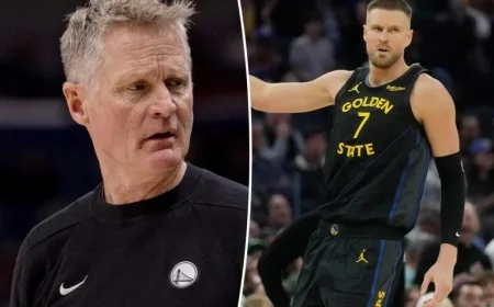 Warriors’ Steve Kerr Clarifies Comments on Kristaps Porzingis’ Illness