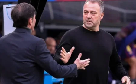 Hansi Flick Clarifies Dispute with Marcelino Following Barcelona’s Win Over Villarreal