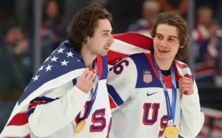 Jack Hughes Joins Brother Quinn for Tonight Show Interview