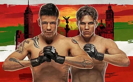 UFC Mexico: Moreno vs. Kavanagh Play-by-Play, Results, and Round Scores