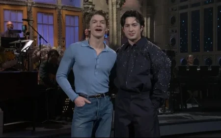 Connor Storrie Joins Hudson Williams for Saturday Night Live Debut