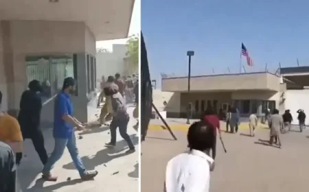 Protesters Storm US Consulates in Iraq, Pakistan After Khamenei’s Death