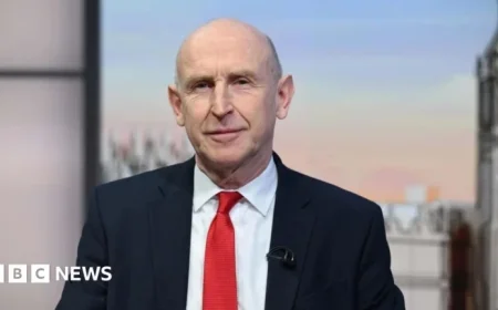 Laura Kuenssberg Interviews John Healey, Priti Patel on Iran Leader’s Death