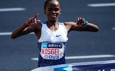 Kosgei Sets Asian Record, Takele Defends Title in Tokyo