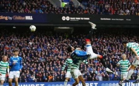 VIDEO: Chermiti Scores Unbelievable Goal in Old Firm Match