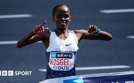 Brigid Kosgei Sets Record in Tokyo Marathon Victory