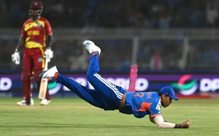India Slips to Worst Catching Team in 2026 T20 World Cup