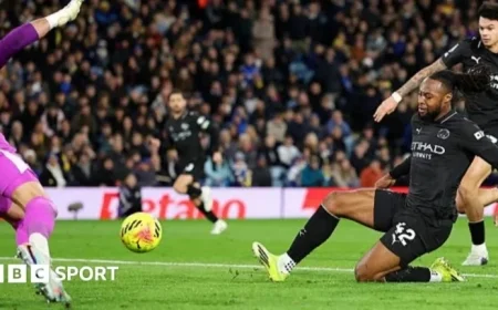 Antoine Semenyo’s Goal Secures Manchester City’s 1-0 Victory Over Leeds United