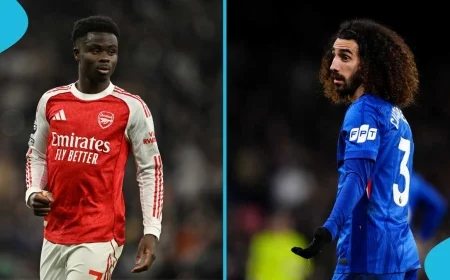 LIVE: Arsenal vs Chelsea 1–1 — Halftime at the Emirates, Saka Struck First, Chelsea Equalized on the Stroke of Half-Time