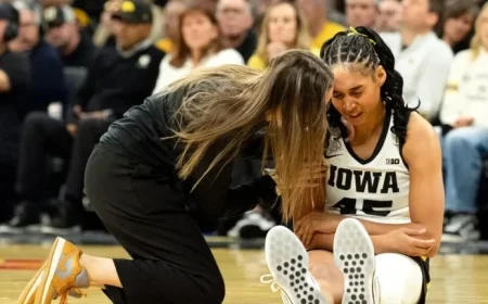 Iowa Women’s Basketball Updates on Hannah Stuelke’s Injury Status