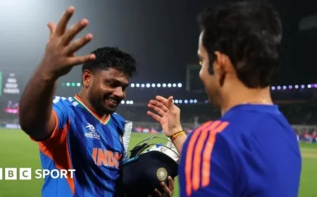 Sanju Samson’s 97 Drives India’s Victory Over Windies, Secures England Semi Spot