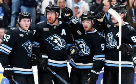 Crouse Scores Twice as Mammoth Halt Wild’s 6-Game Streak