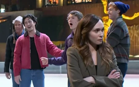 Hudson Williams Reunites with Connor Storrie in SNL’s Heated Rivalry Sketch