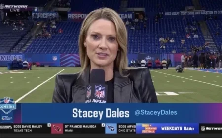 Stacey Dales Earns Praise for NFL Scouting Combine Coverage