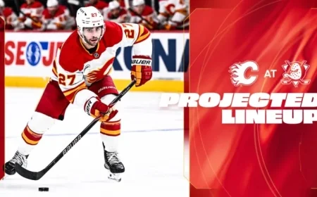 Flames vs. Ducks: Predicted Lineups