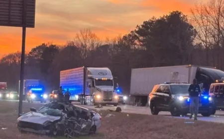 Two Hospitalized After Crash Involving 18-Wheeler