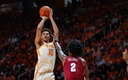 Tennessee’s Rick Barnes Comments on Nate Ament’s Injury After Alabama Loss