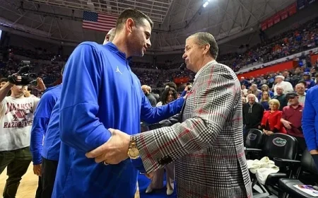 Arkansas Basketball Defeated by Florida 111-77 at Calipari Press Conference
