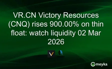 Victory Resources (CNQ) Soars 900% on Low Float: Monitor Liquidity