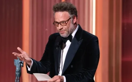 Seth Rogen Emotionally Accepts Award Honoring Late Co-Star Catherine O’Hara