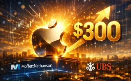 Apple Drops 3.2%, MoffettNathanson Raises Target to $270: $300 Ahead?