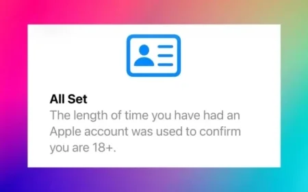Apple Clarifies UK Age Verification Alert in iOS 26.4 Beta as Bug