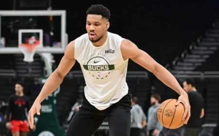 Giannis Antetokounmpo Questionable for Bucks vs. Celtics Matchup