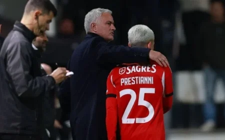 Prestianni Leads Benfica’s Likely Starting Eleven with Offensive Firepower
