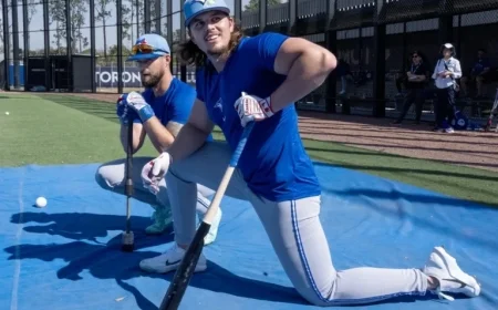 Jays’ Barger Slugs Grand Slam Despite Pre-Season Loss to Red Sox