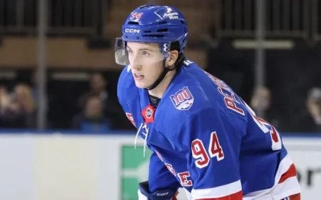 Gabe Perreault’s Role Limited in Rangers’ Rebuilding Strategy