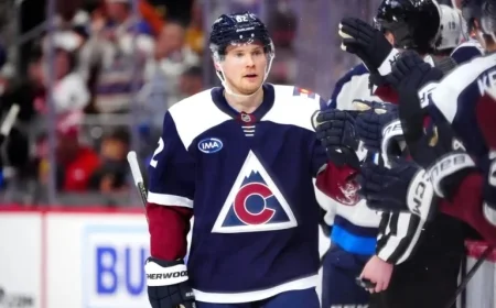 Avalanche’s Artturi Lehkonen Exits Kings Match Due to Upper-Body Injury