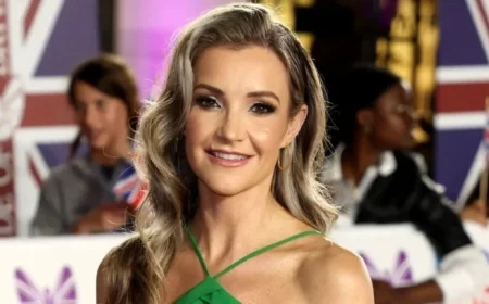 Helen Skelton Revitalizes Double Denim with a Sophisticated Spring Twist