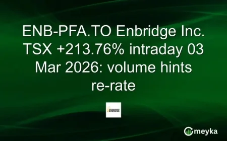 Enbridge Inc. TSX Surges 213.76% Intraday; Volume Signals Re-evaluation