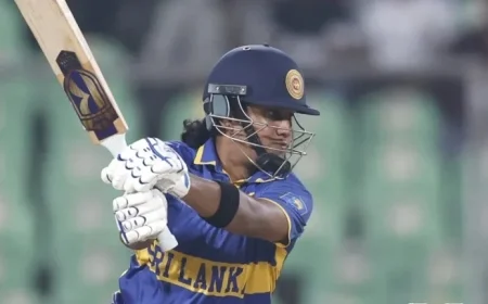 Athapaththu Leads Sri Lanka to 1-0 Victory Over West Indies