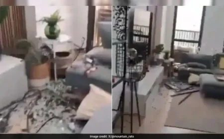 UK Man Narrowly Escapes Drone Crash in Dubai Apartment
