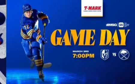 Watch Sabres vs. Golden Knights: Lineup Insights and Key Storylines