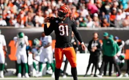 Trey Hendrickson Bids Farewell to Cincinnati in Heartfelt Message