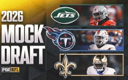 Edge Rushers Lead 2026 NFL Mock Draft; Mahomes, Jackson, Allen Gain New WRs